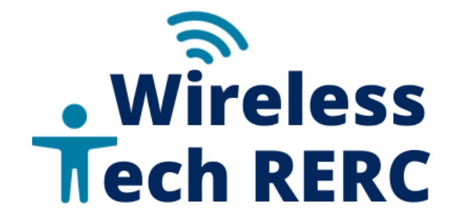 Wireless Tech RERC logo where T in Tech is Accessibility icon